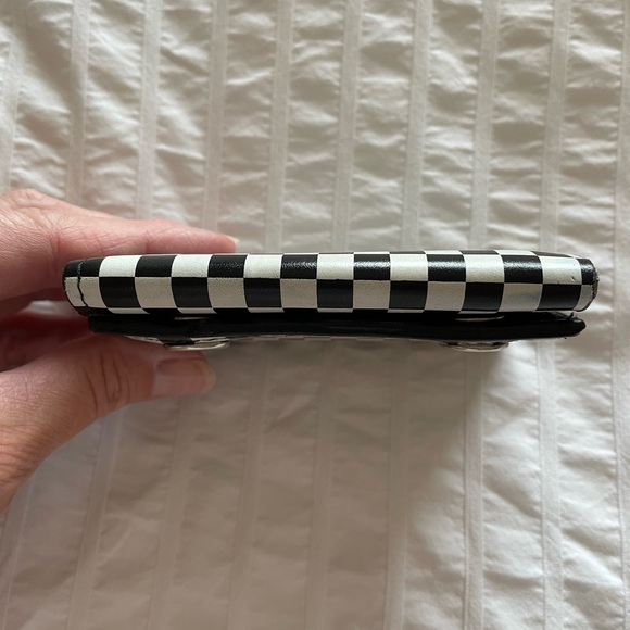 Rude Boy checkered leather wallet - Picture 4 of 6